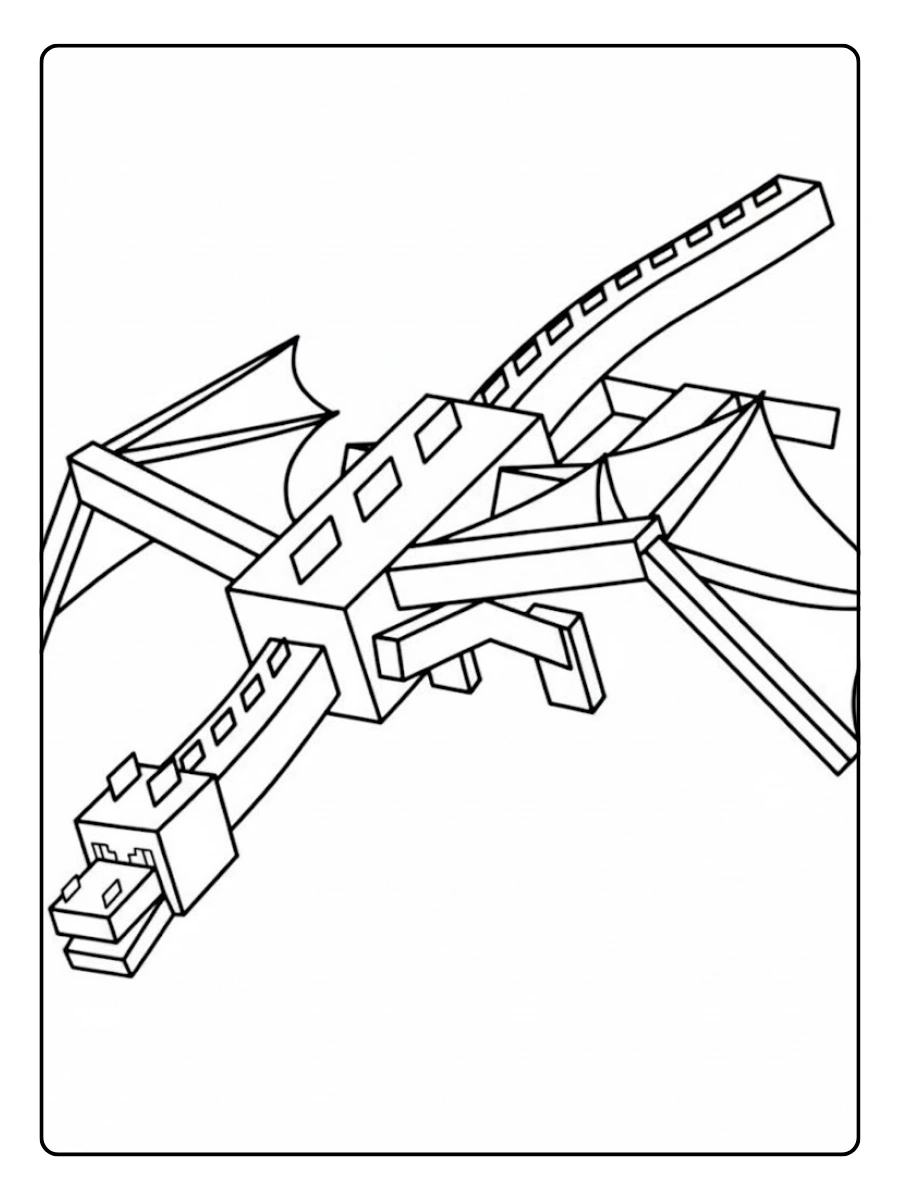 minecraft ausmalbilder enderdrache (8)