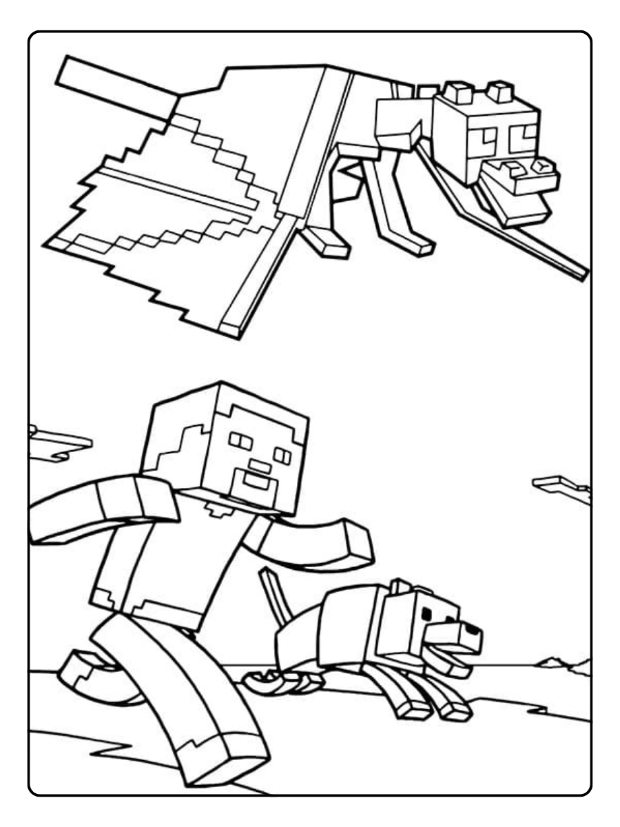 minecraft ausmalbilder enderdrache (9)