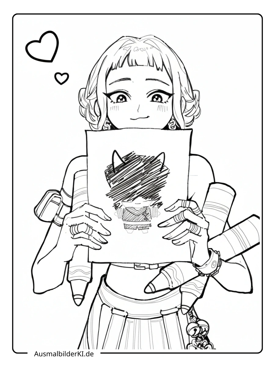 zoey ausmalbilder (kpop demon hunters ) (13)