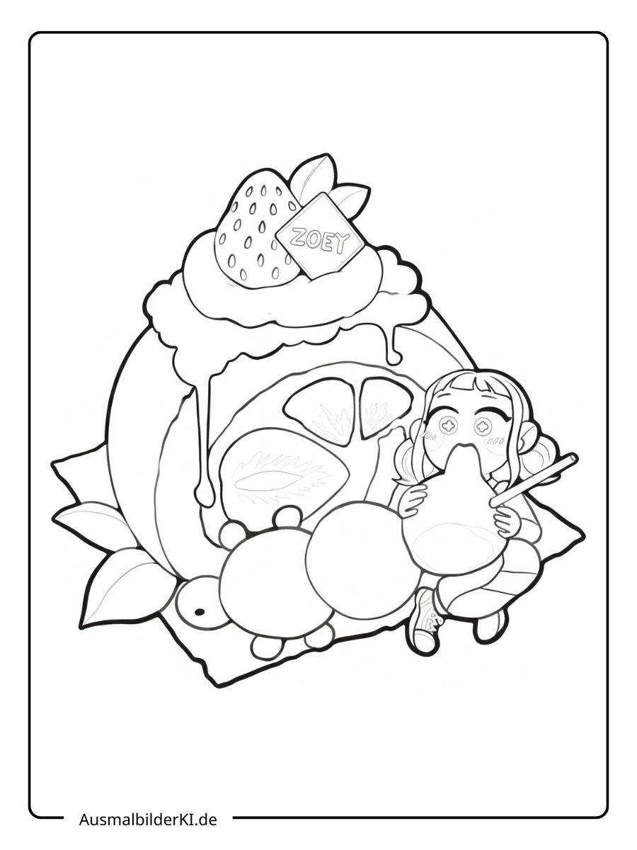 zoey ausmalbilder (kpop demon hunters ) (17)