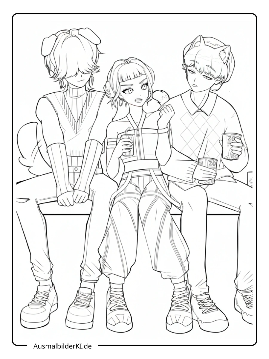 zoey ausmalbilder (kpop demon hunters ) (18)