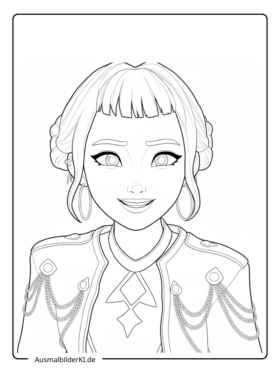 zoey ausmalbilder (kpop demon hunters ) (24)