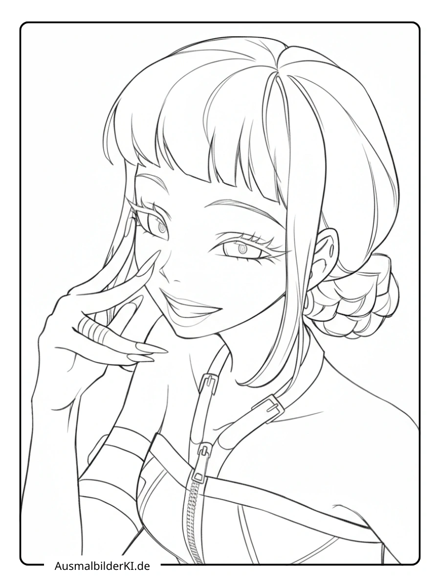 zoey ausmalbilder (kpop demon hunters ) (7)