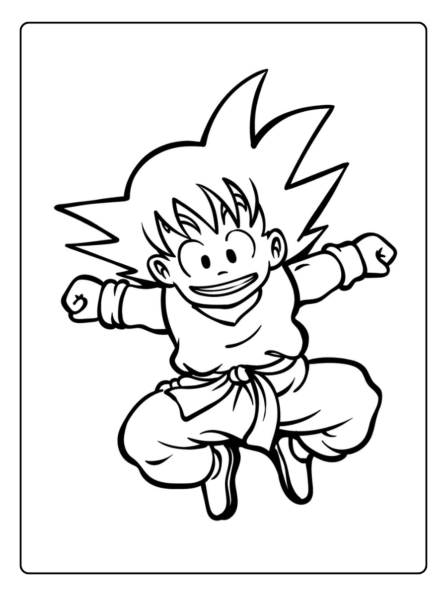 Dragonball Anime Ausmalbilder