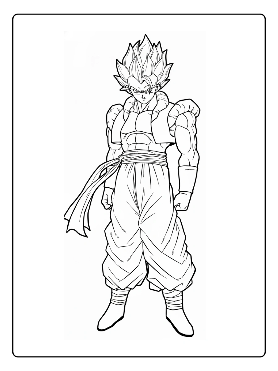 Dragonball Ausmalbilder für Erwachsene