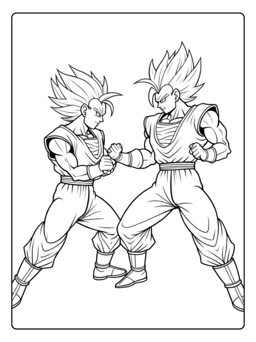 Dragonball Charaktere Ausmalbilder