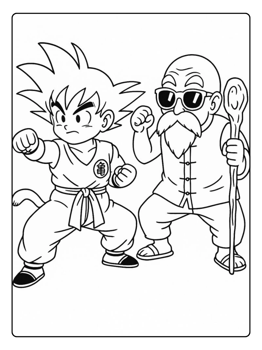 Dragonball Z Ausmalbilder