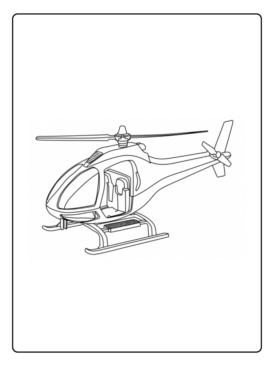 Flugzeug Ausmalbild (15)