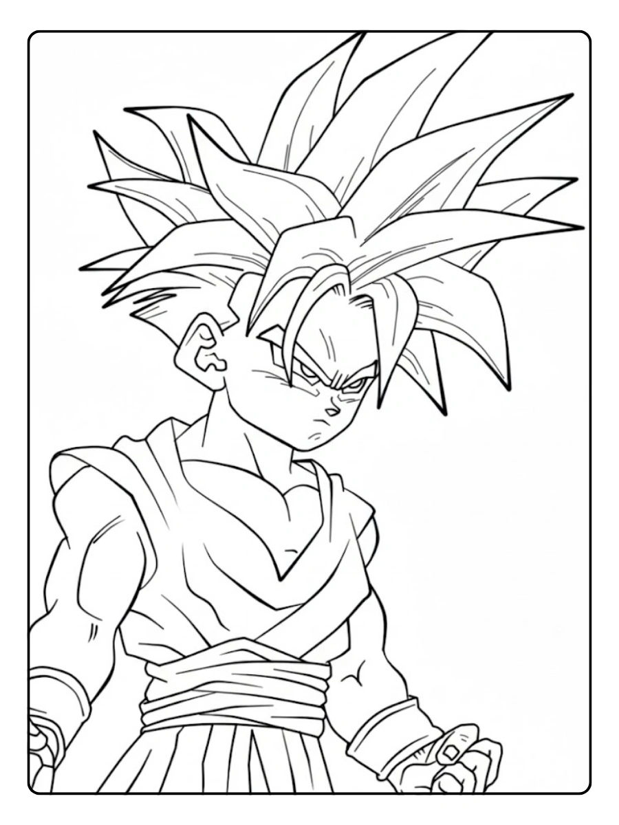 Gohan Dragonball Ausmalbilder