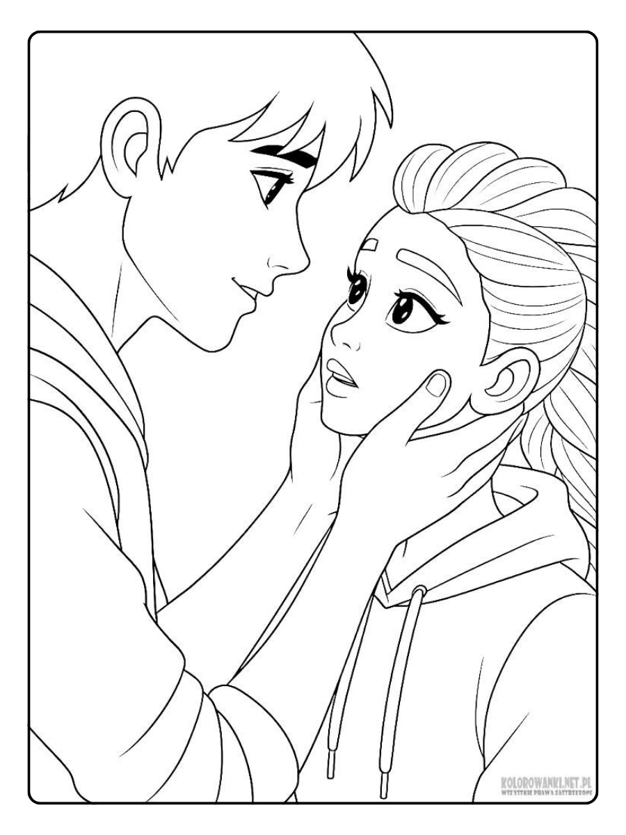 KPop Demon Hunters Valentinstag Ausmalbilder (12)