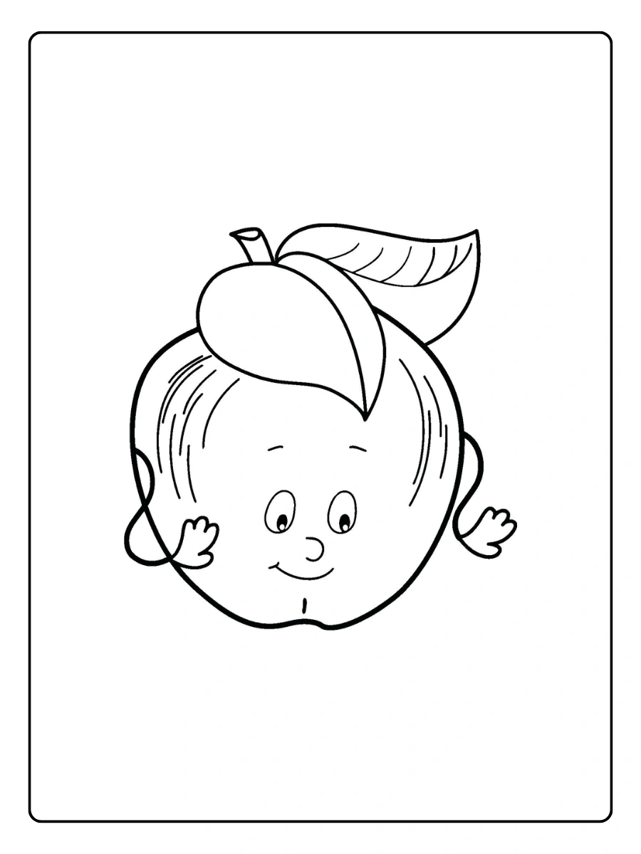 apfel ausmalbild (11)