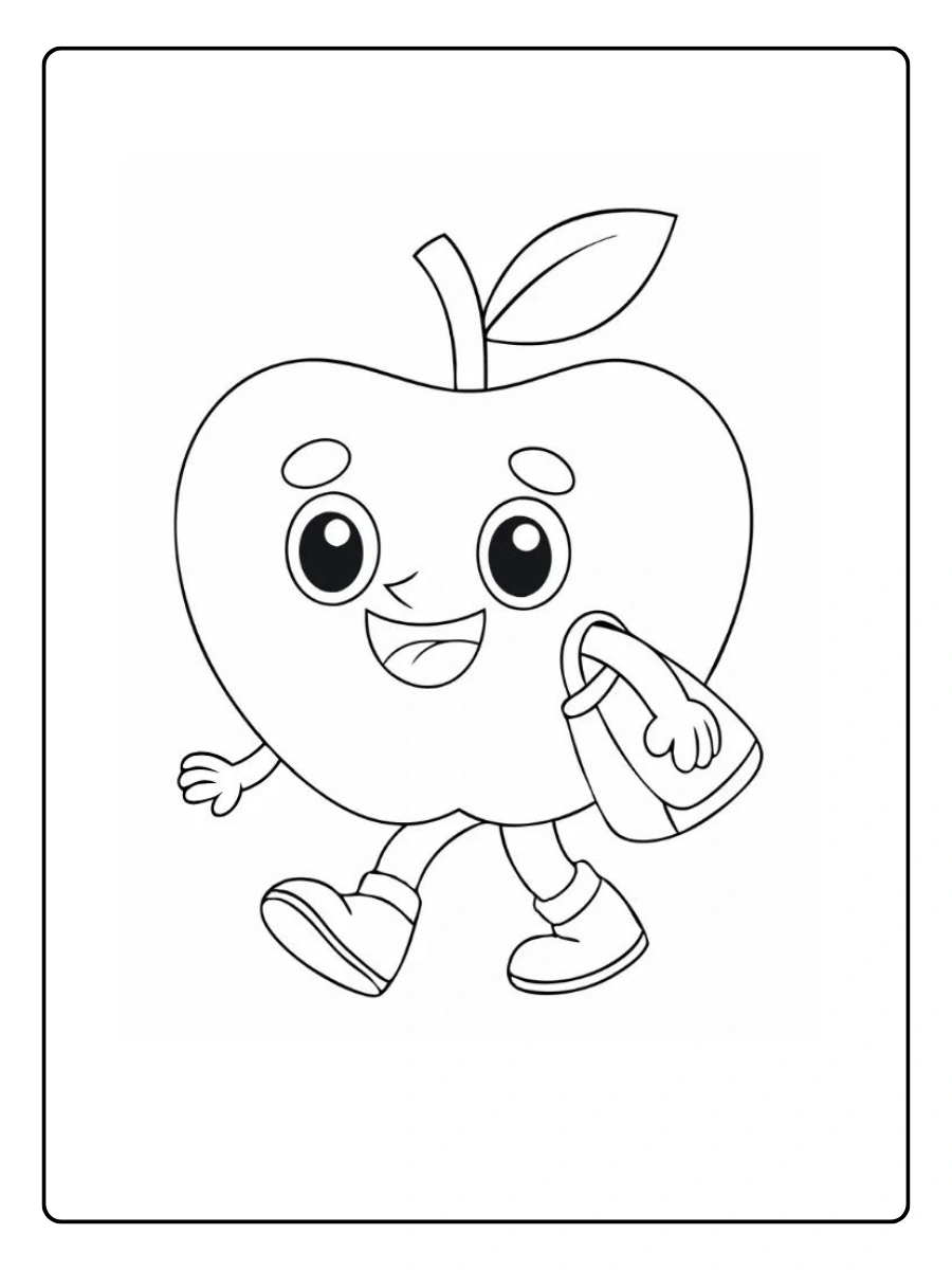 apfel ausmalbild (12)