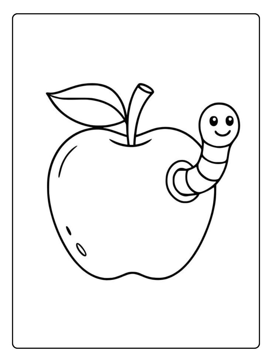 apfel ausmalbild (6)