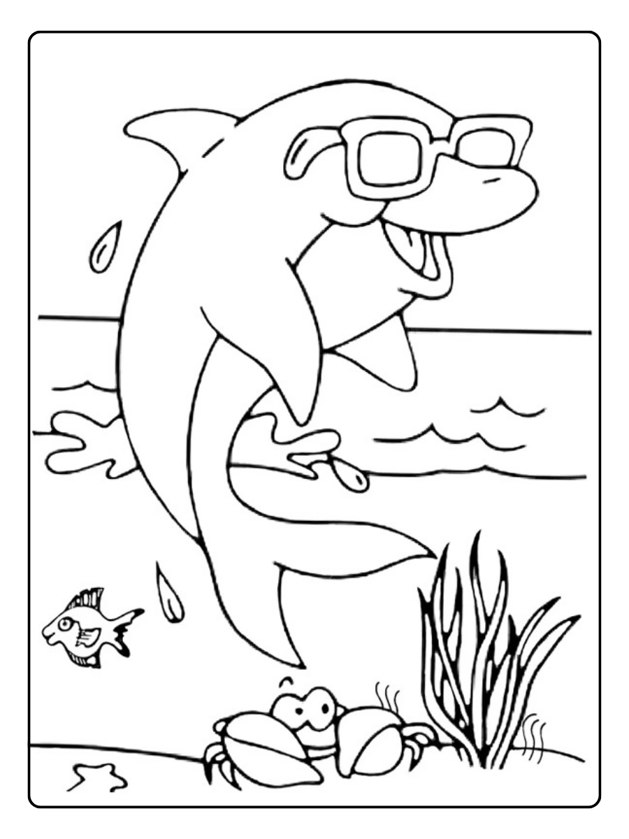 ausmalbild delfin (10)