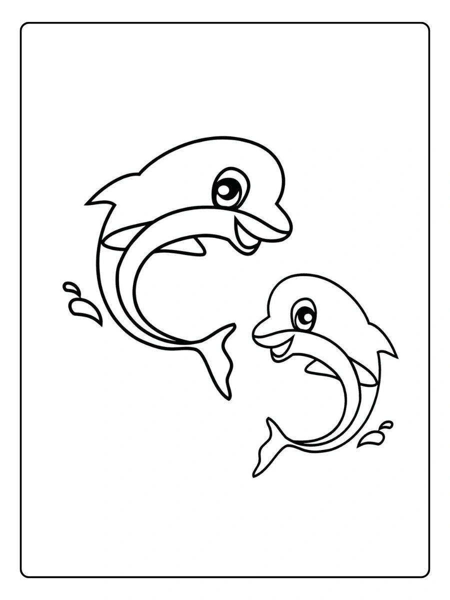 ausmalbild delfin (3)