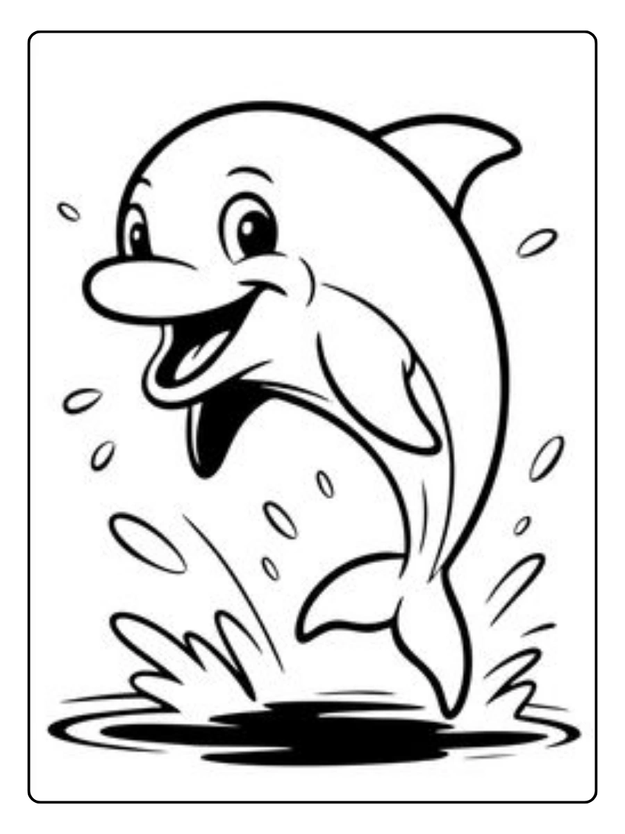 ausmalbild delfin (7)