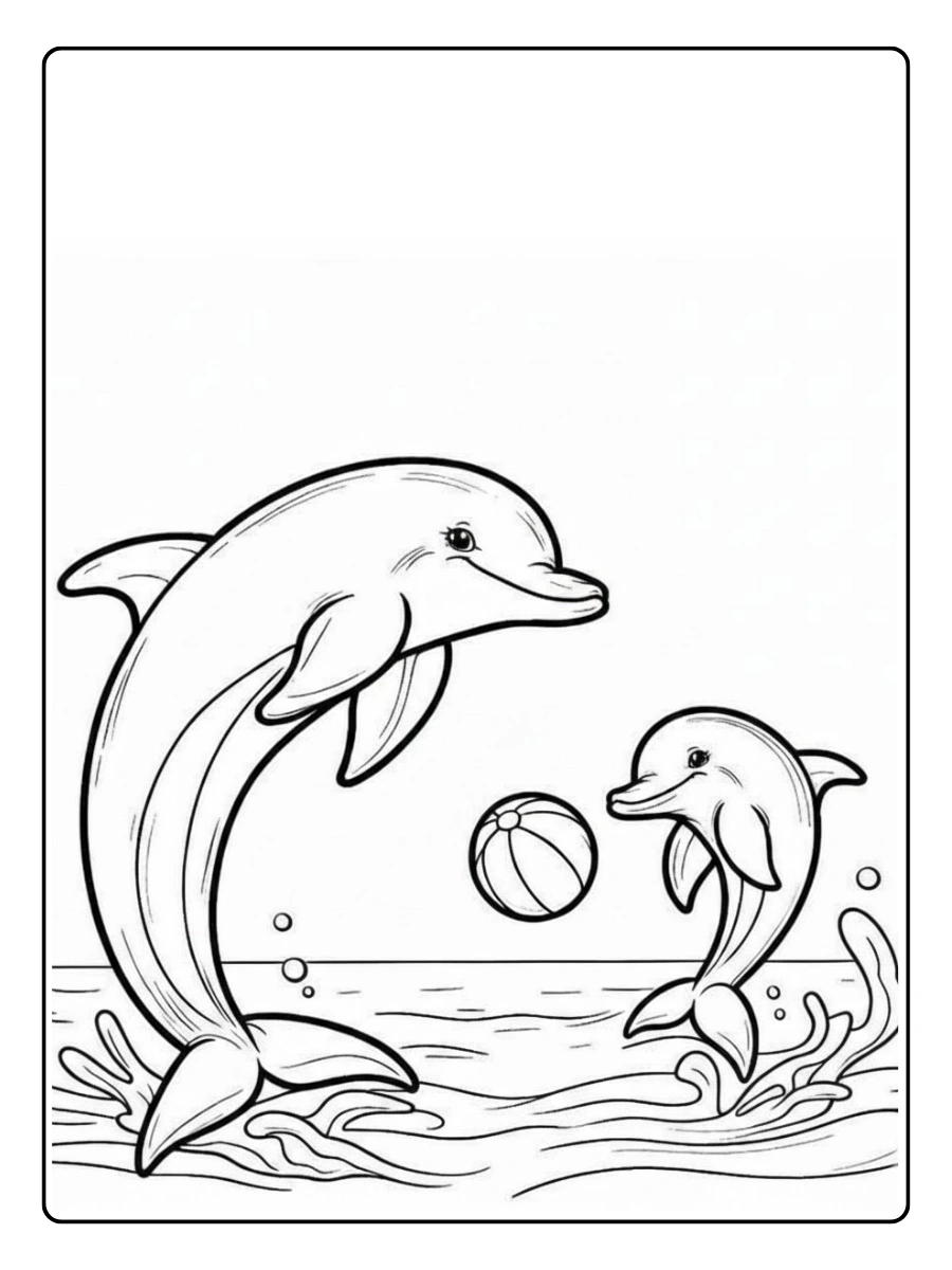 ausmalbild delfin (8)