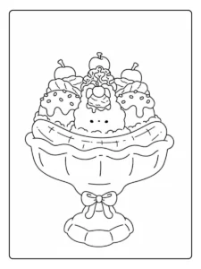ausmalbild eisbecher (2)