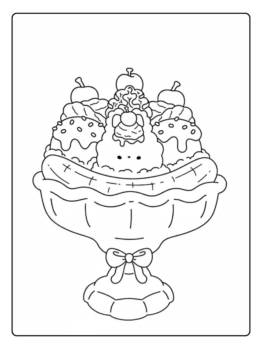 ausmalbild eisbecher (2)