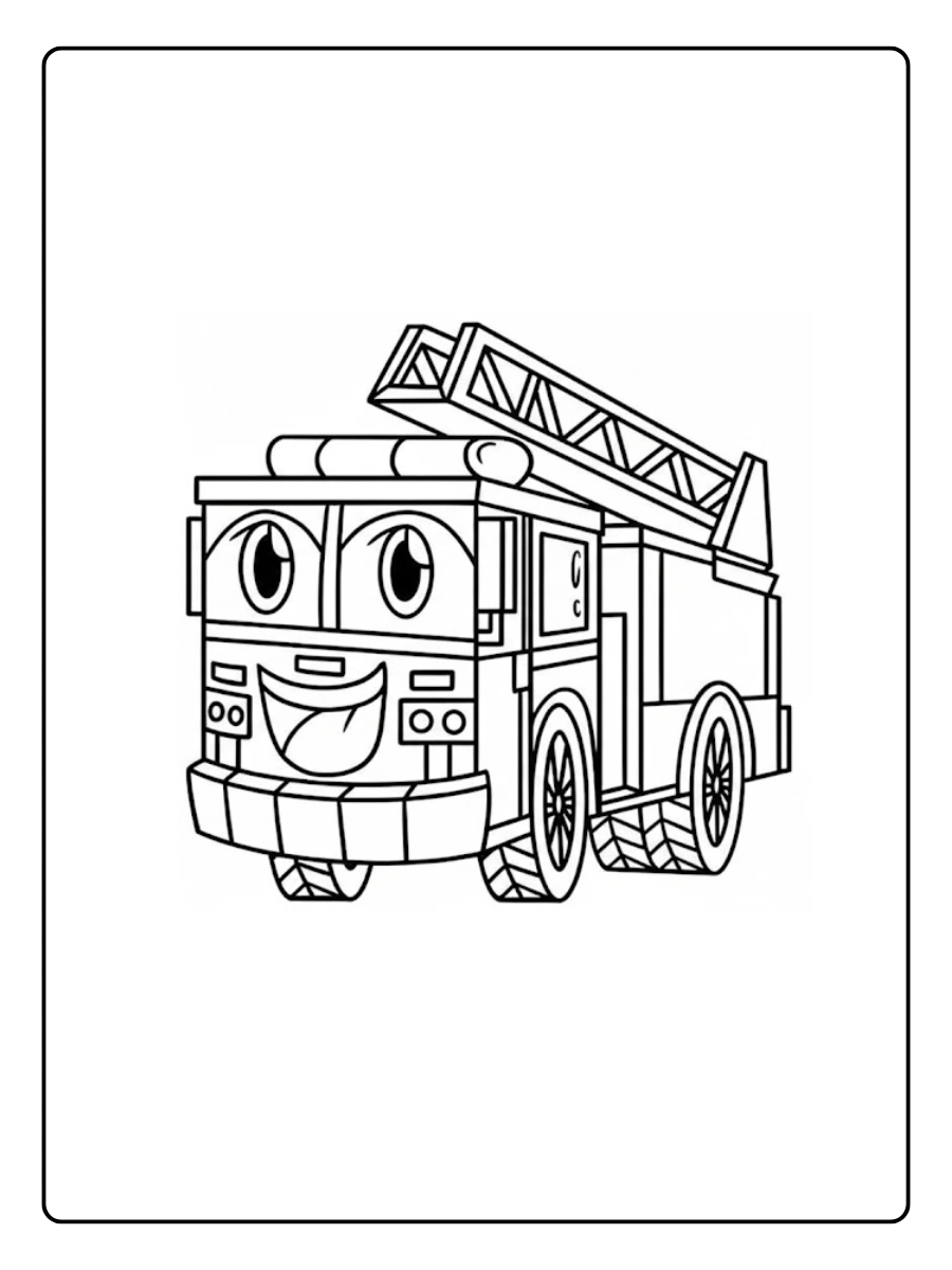 ausmalbild feuerwehrauto (6)