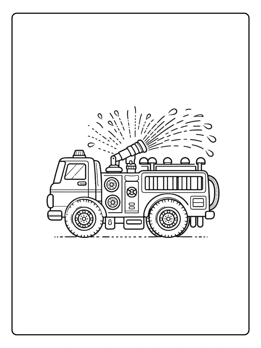 ausmalbild feuerwehrauto (9)