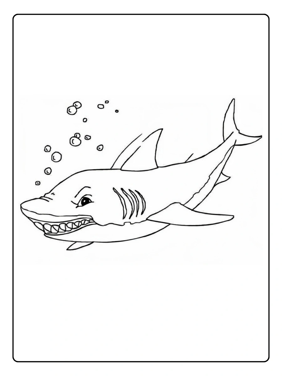 ausmalbild hai (6)