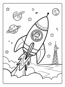 ausmalbild raketen (10)