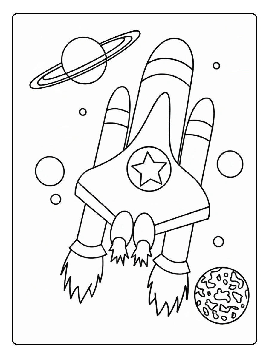 ausmalbild raketen (14)