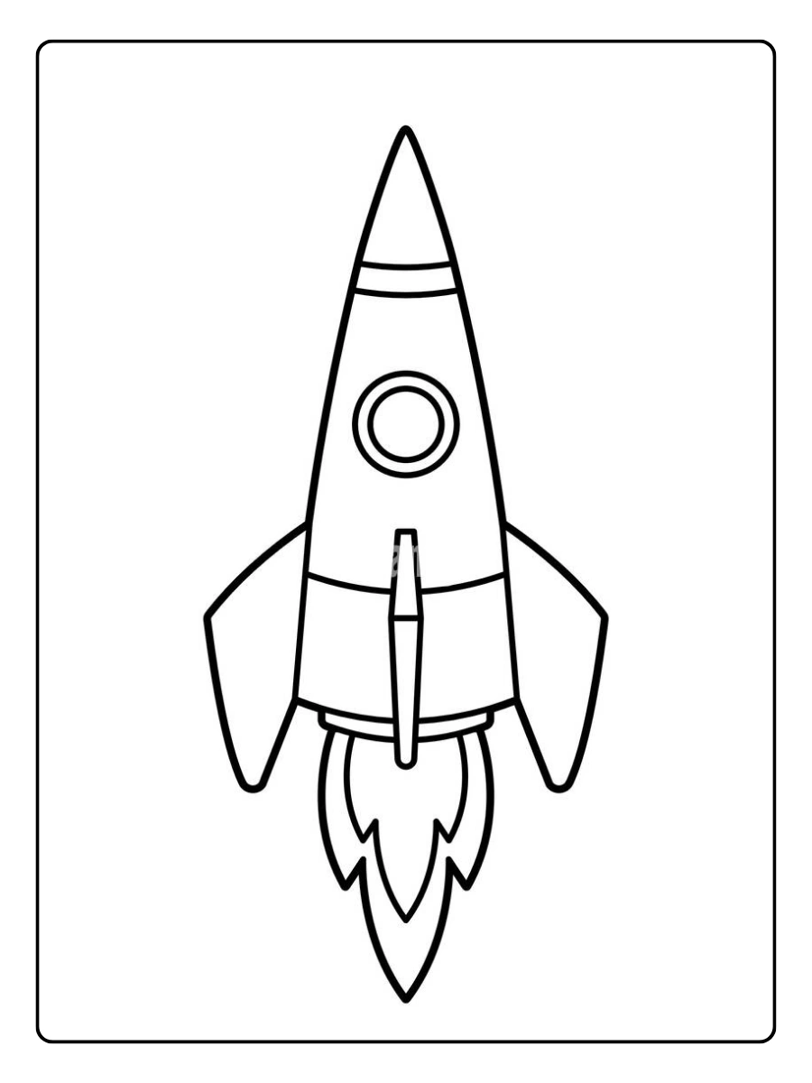 ausmalbild raketen (15)
