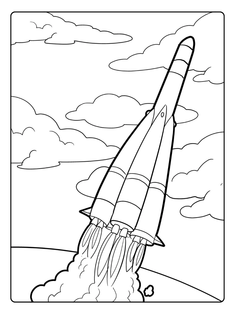 ausmalbild raketen (4)