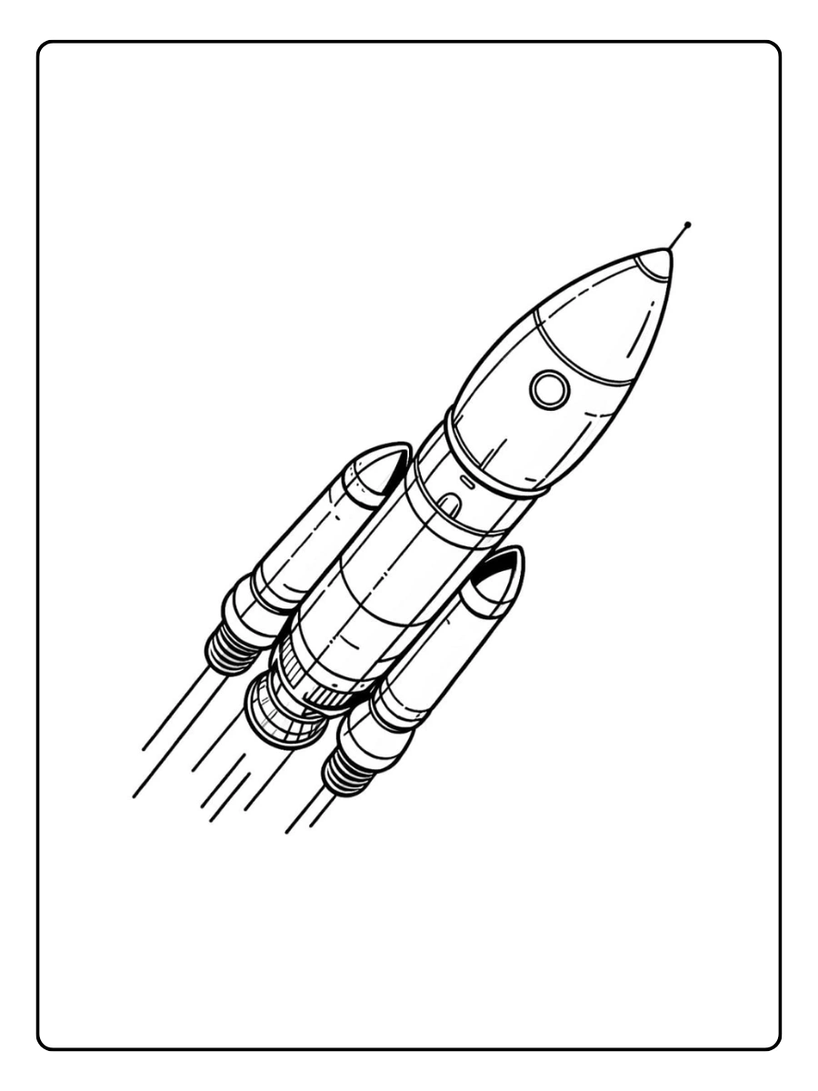 ausmalbild raketen (5)