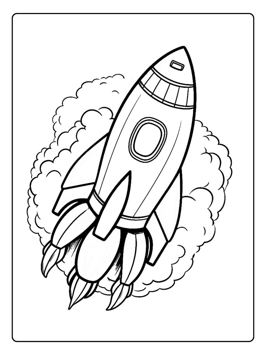 ausmalbild raketen (6)