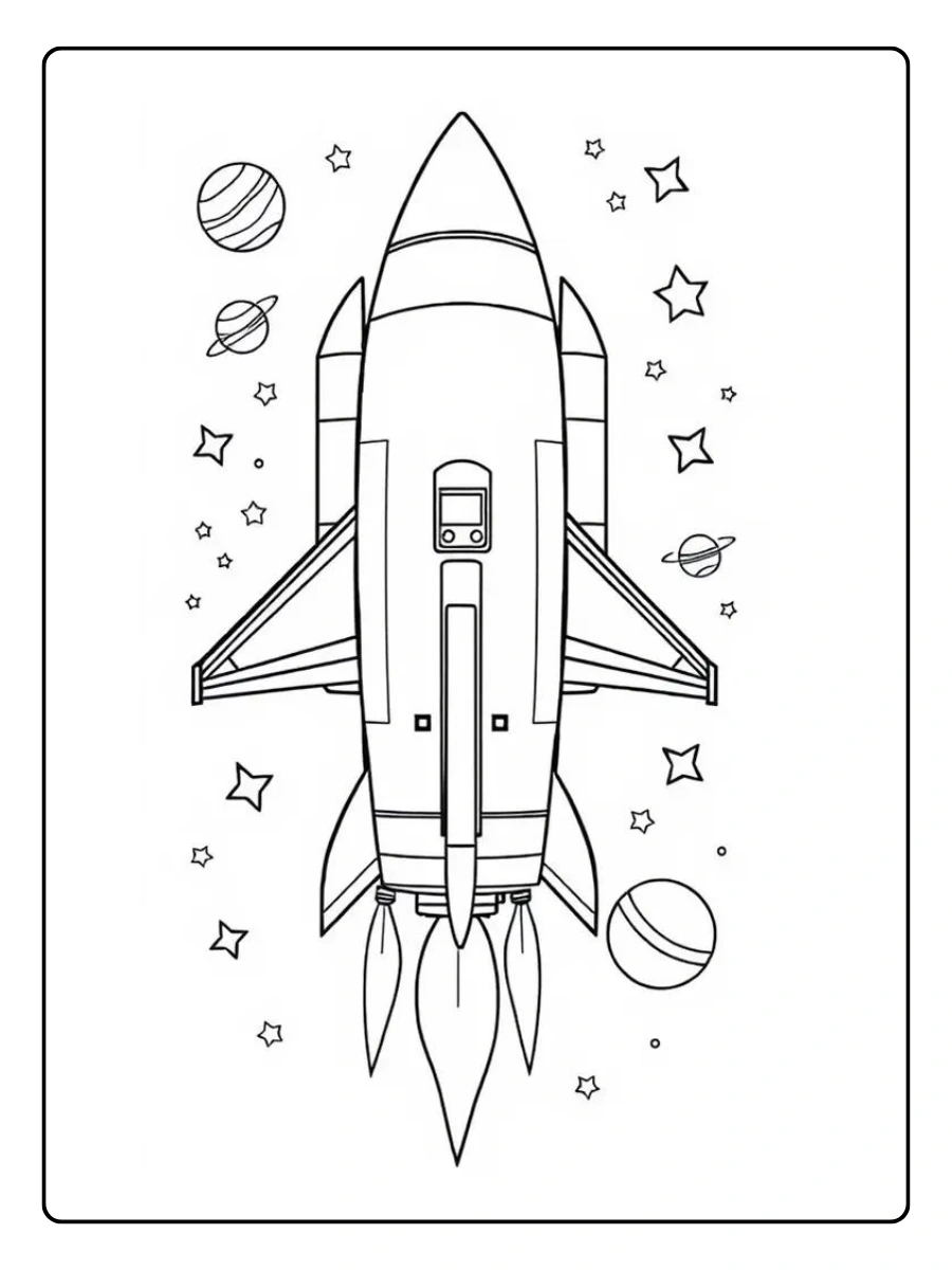 ausmalbild raketen (6)