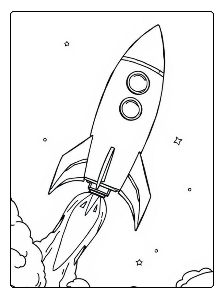 ausmalbild raketen (7)