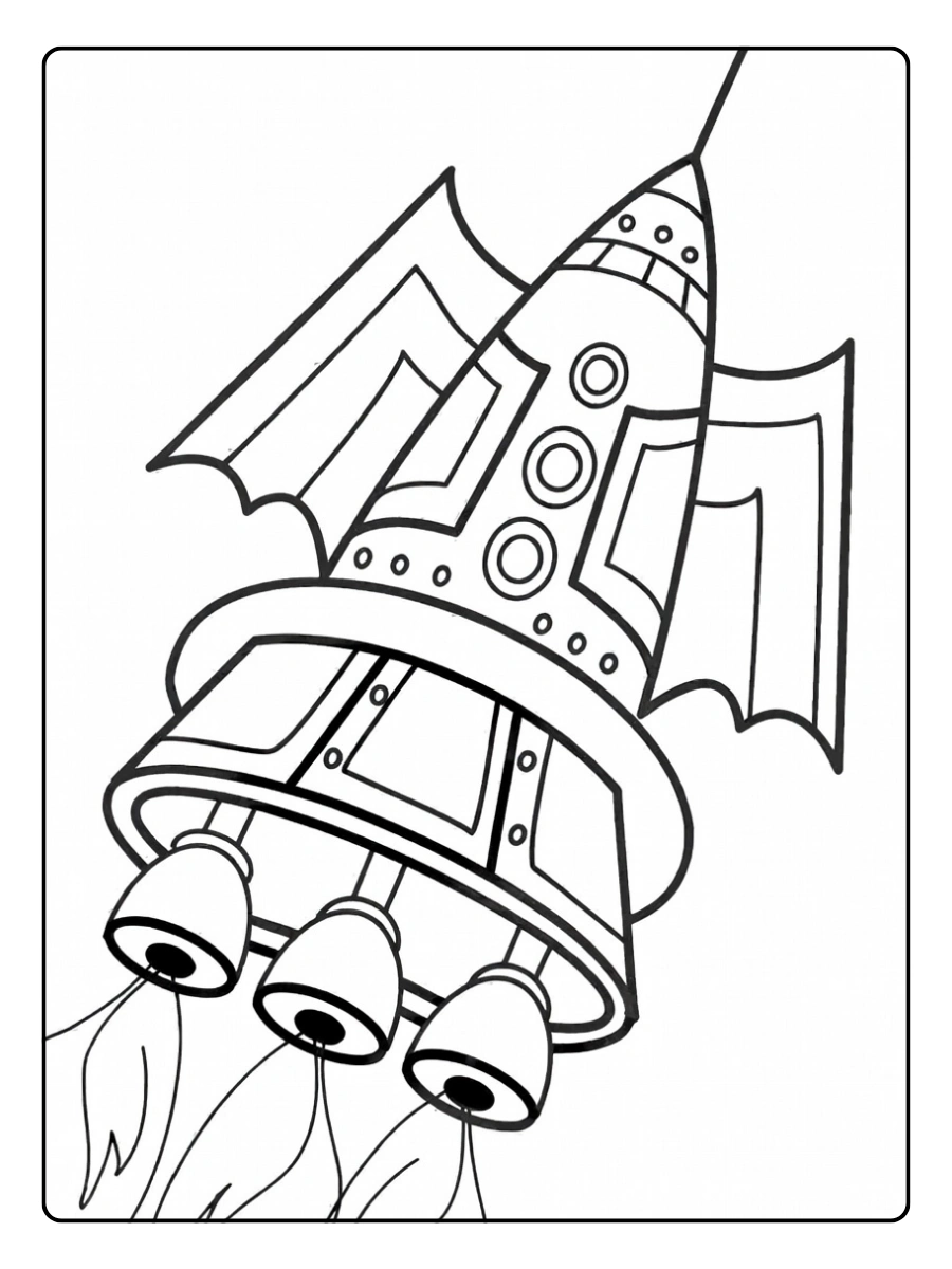 ausmalbild raketen (9)