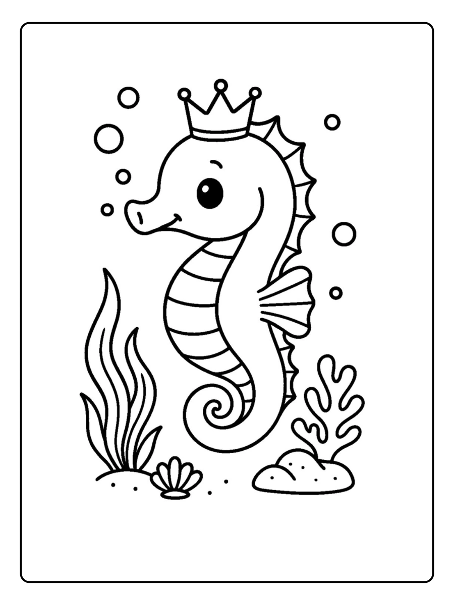 ausmalbild seepferdchen (14)
