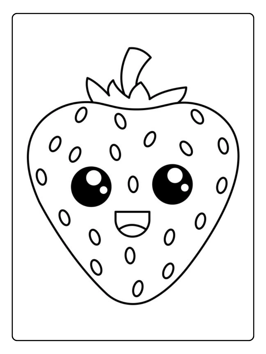 ausmalbilder erdbeeren (2)