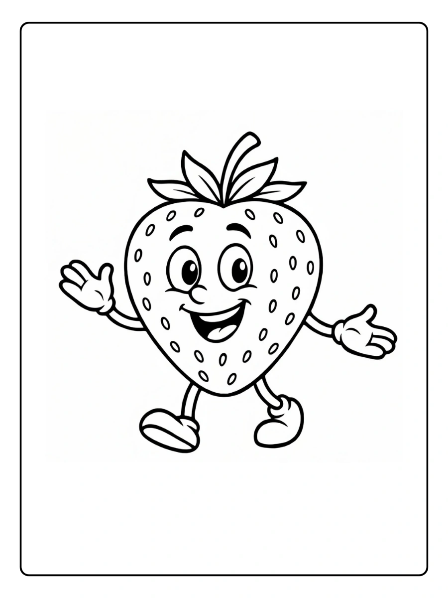 ausmalbilder erdbeeren (9)