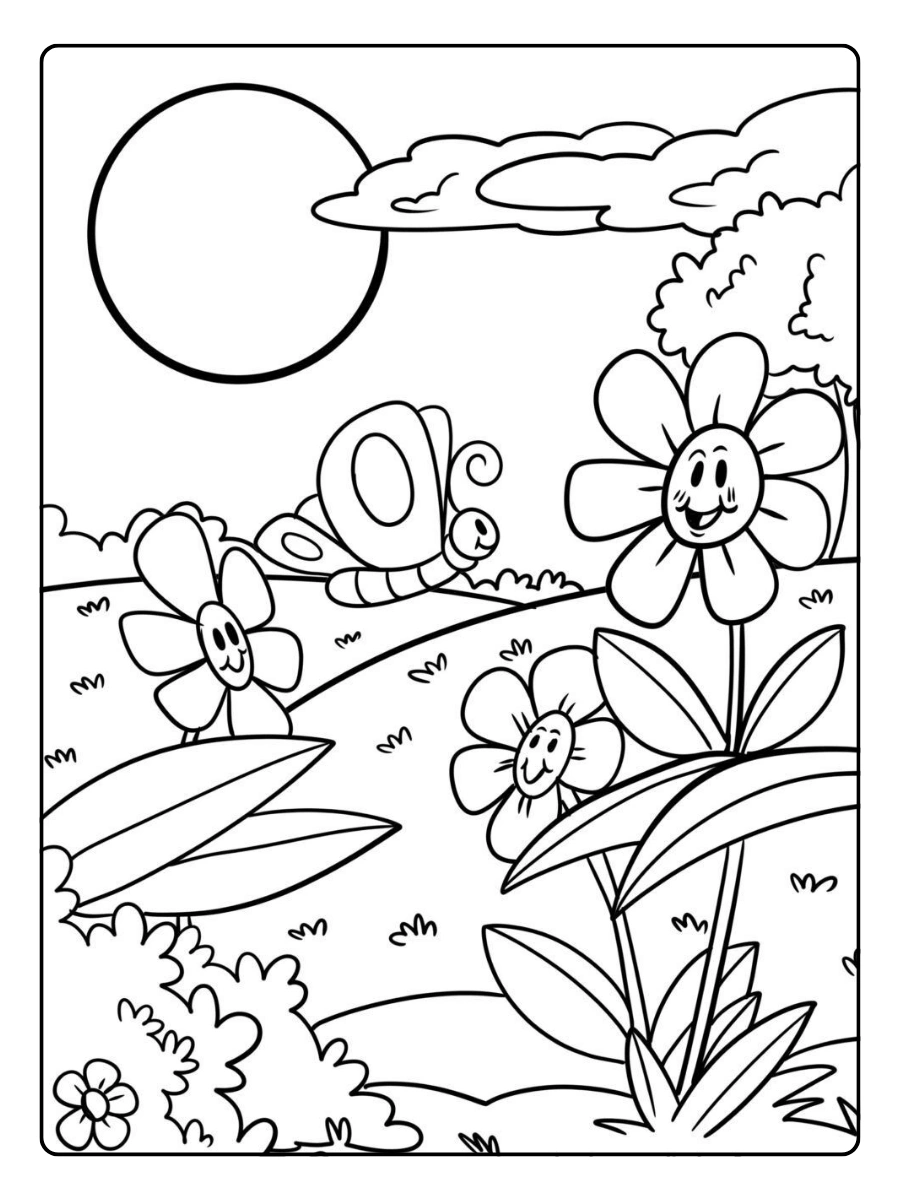 ausmalbilder frühling (1)