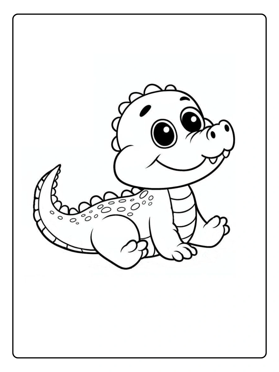 ausmalbilder krokodile (20)