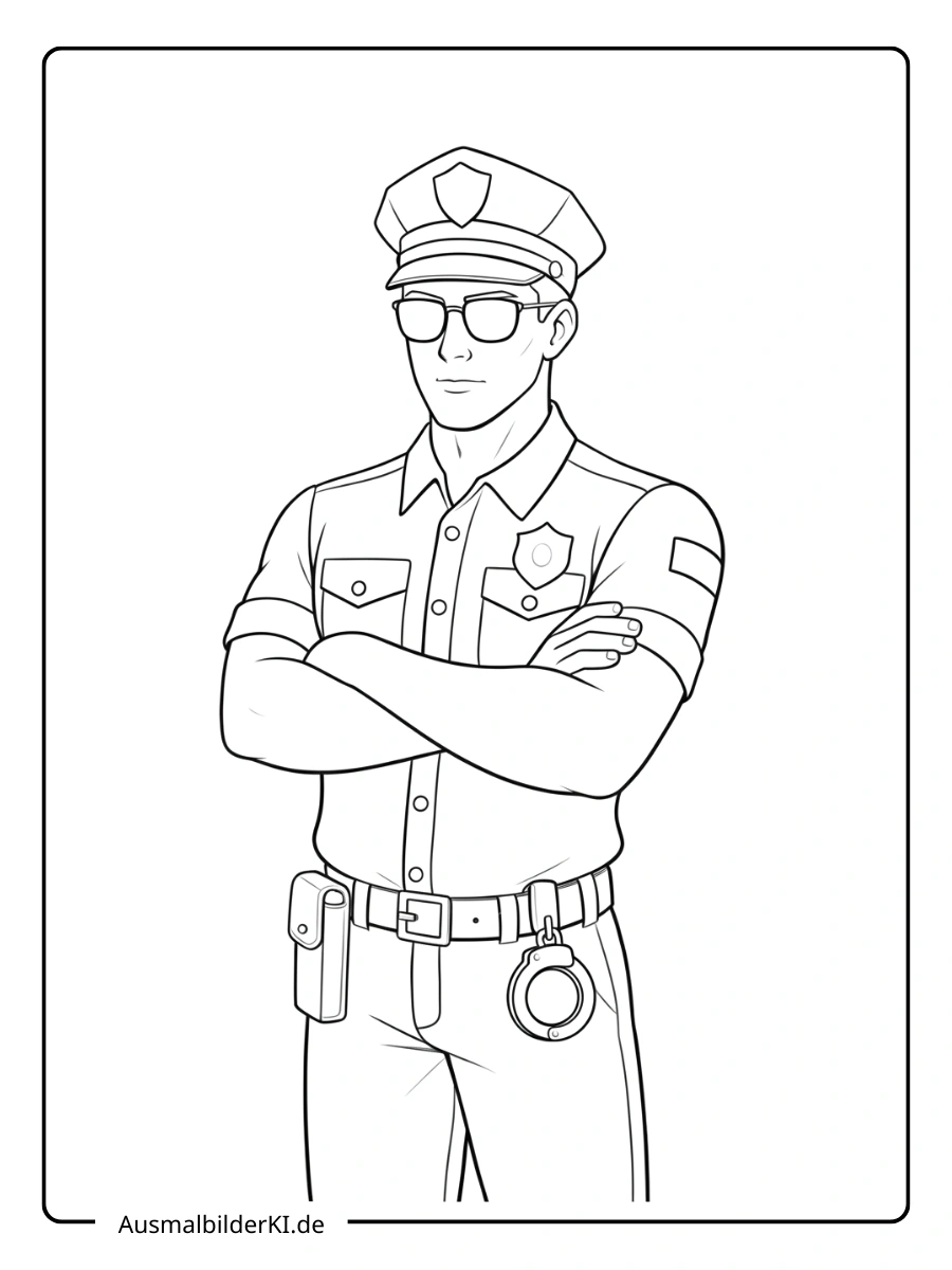 ausmalbilder polizei (16)