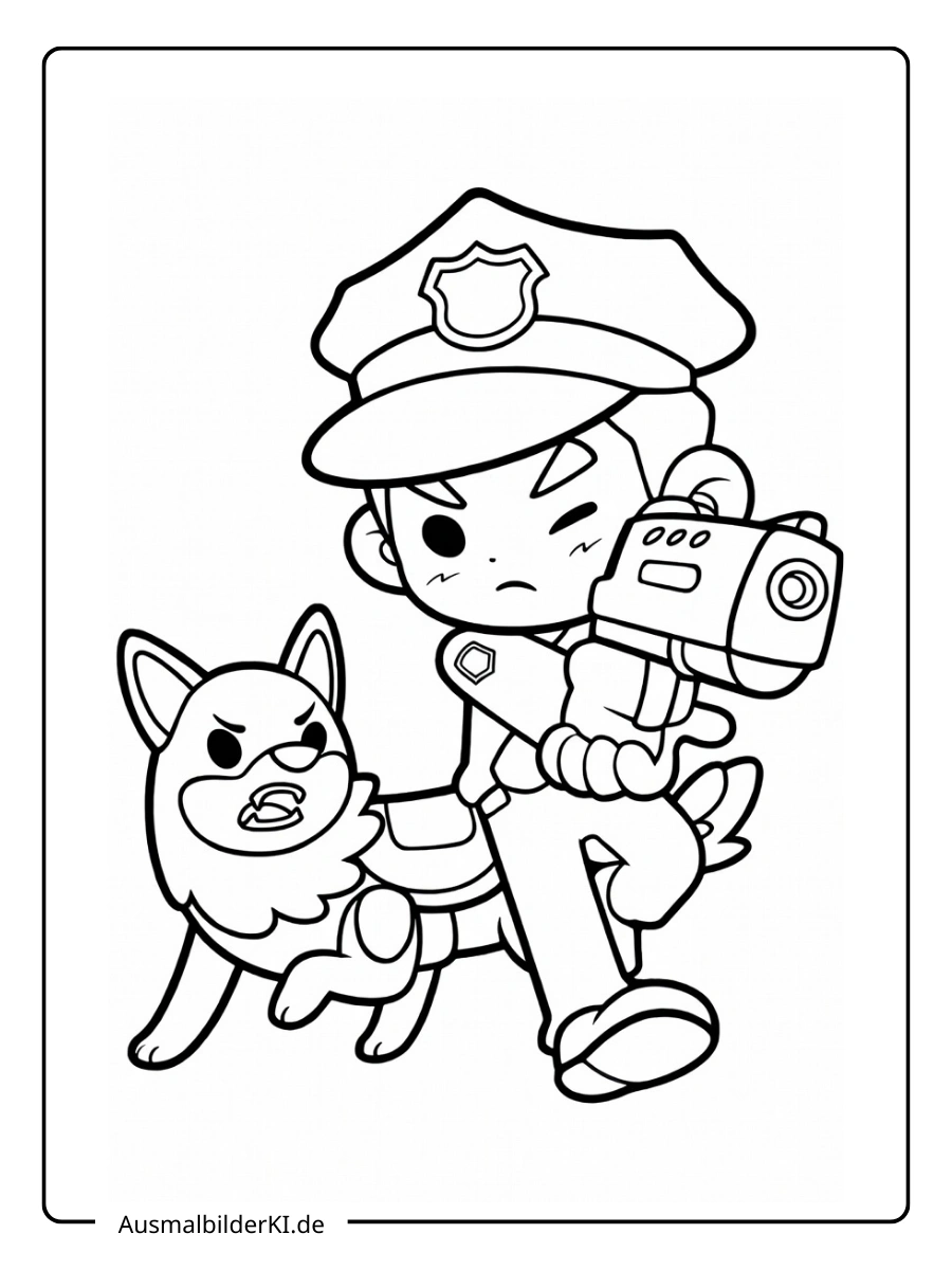 ausmalbilder polizei (18)