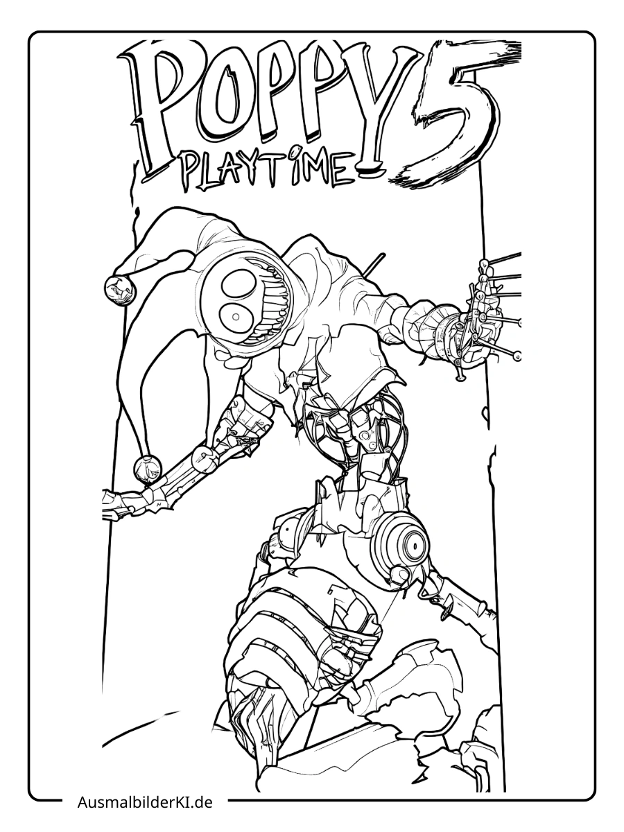 ausmalbilder poppy playtime 5 (16)
