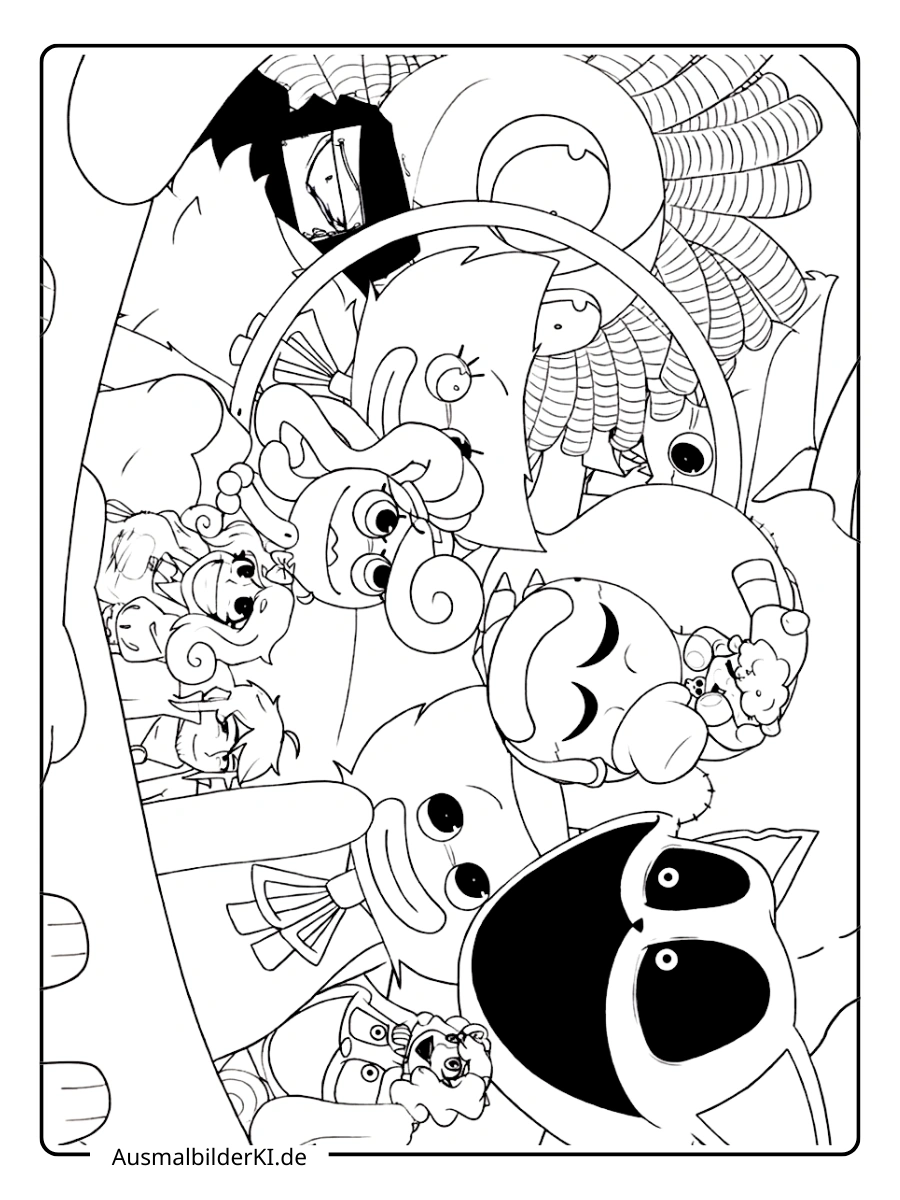 ausmalbilder poppy playtime 5 (18)