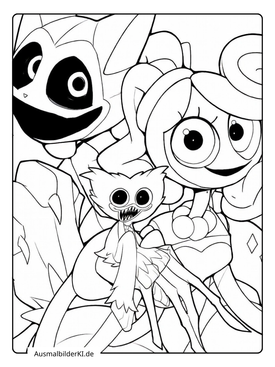 ausmalbilder poppy playtime 5 (21)