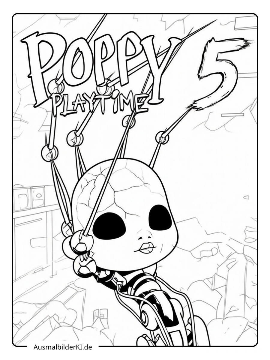 ausmalbilder poppy playtime 5