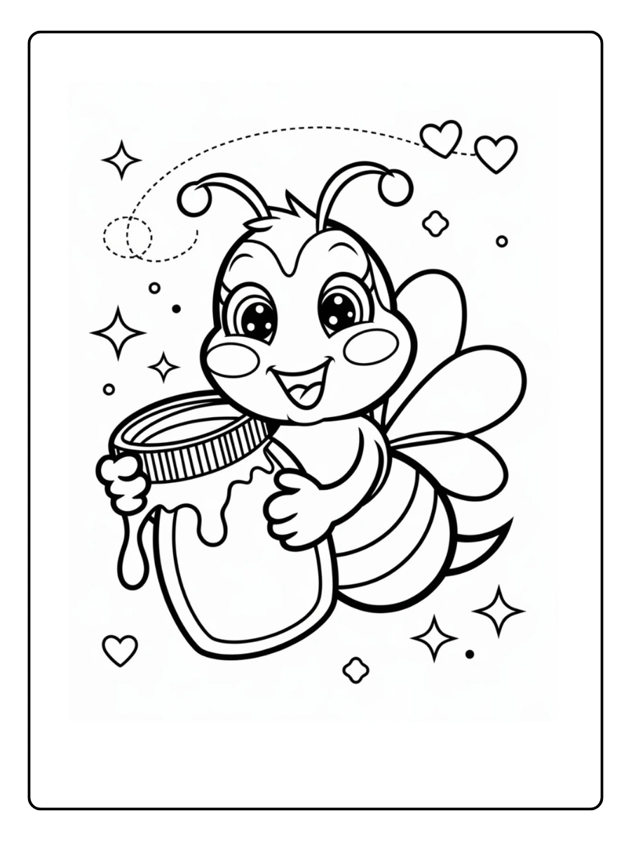 biene ausmalbild (12)