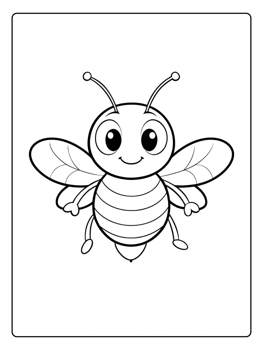 biene ausmalbild (15)