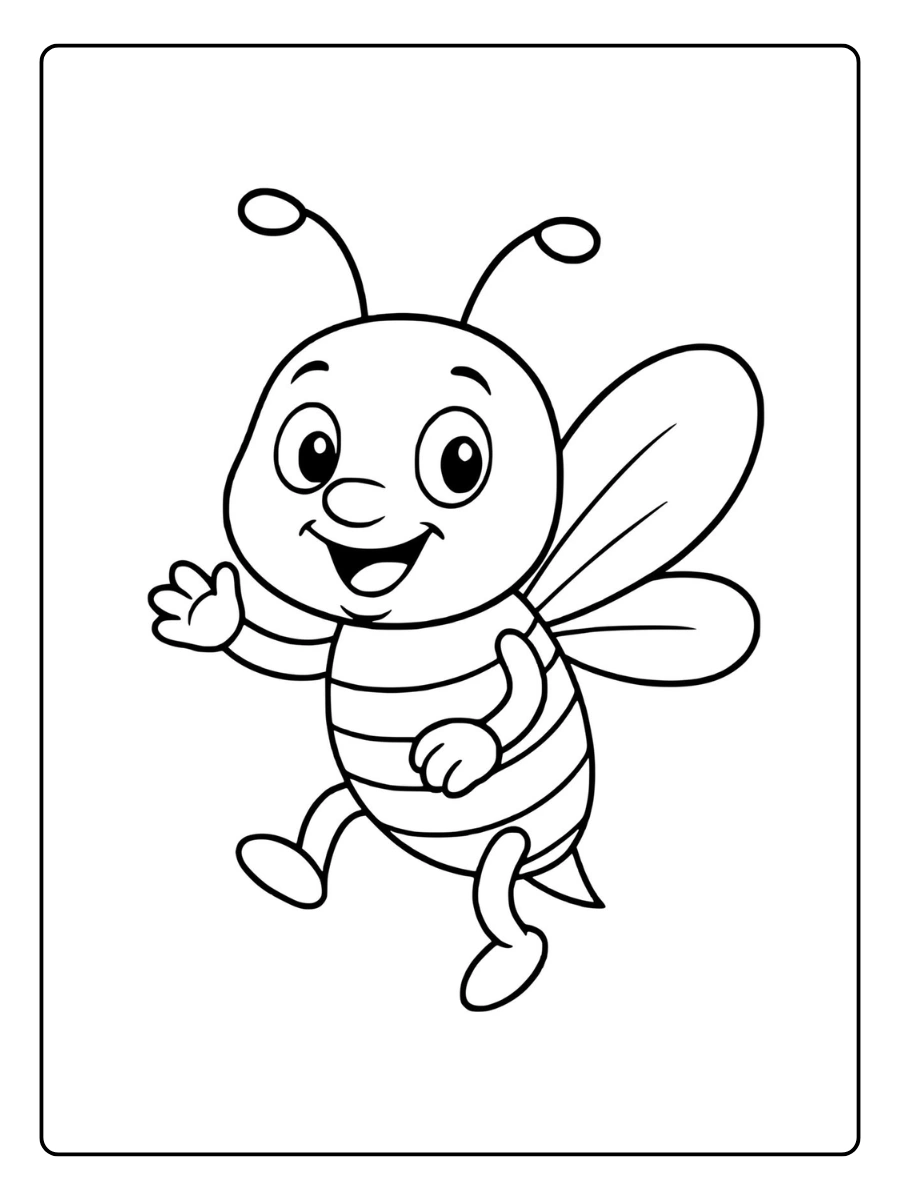biene ausmalbild (2)