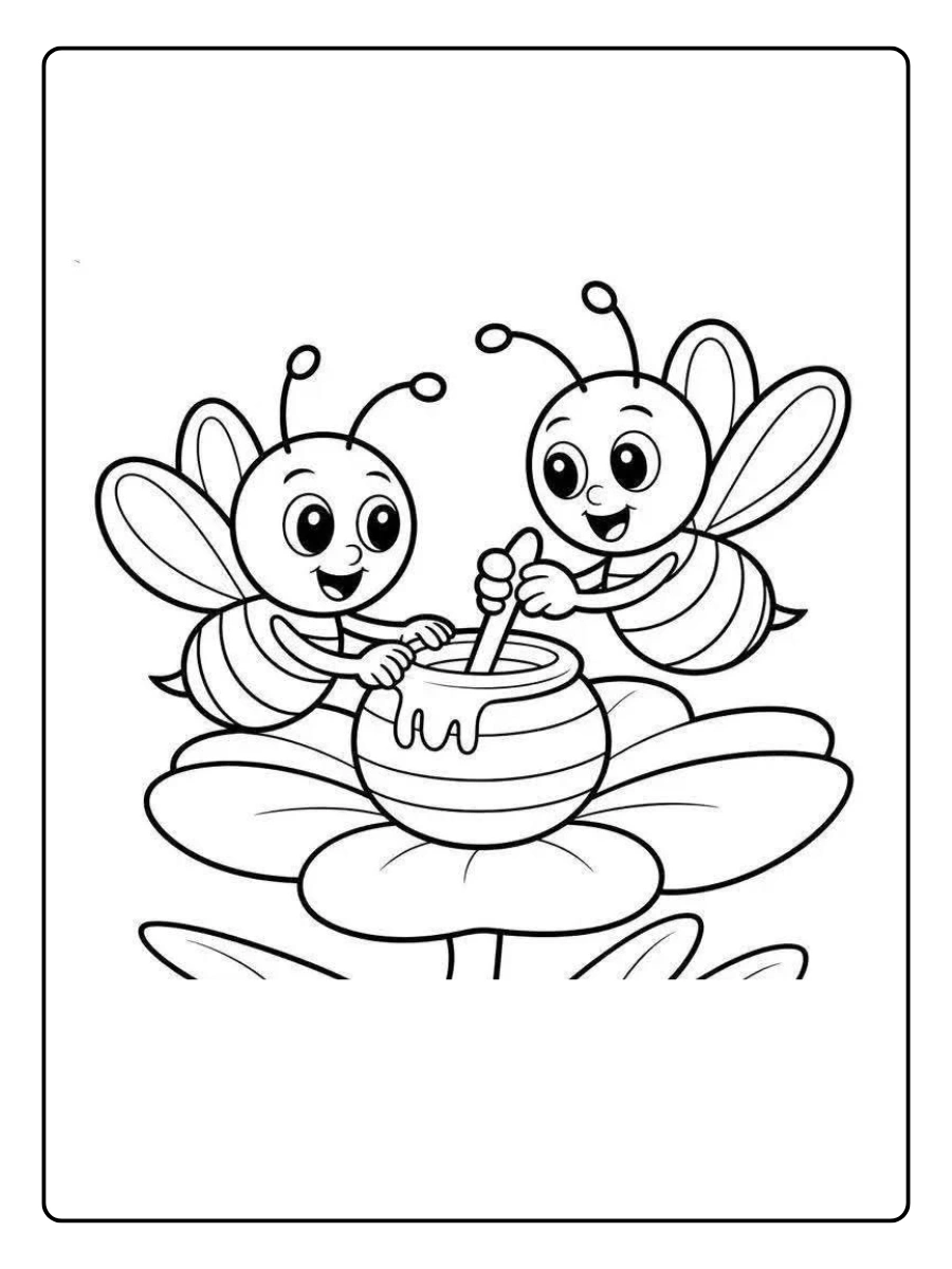 biene ausmalbild (3)